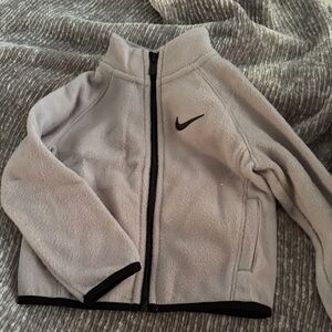 Nike Kids Fleece Jacket - Light Gray